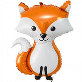Jumbo Woodland Fox Foil Balloon - The Party Room